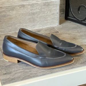 Everlane Leather Gray Italian Loafers